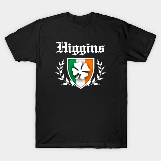 Higgins Shamrock Crest T-Shirt by robotface